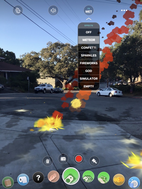 AR Throwing Simulator Screenshots