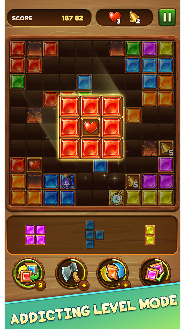 Wood block puzzle blast