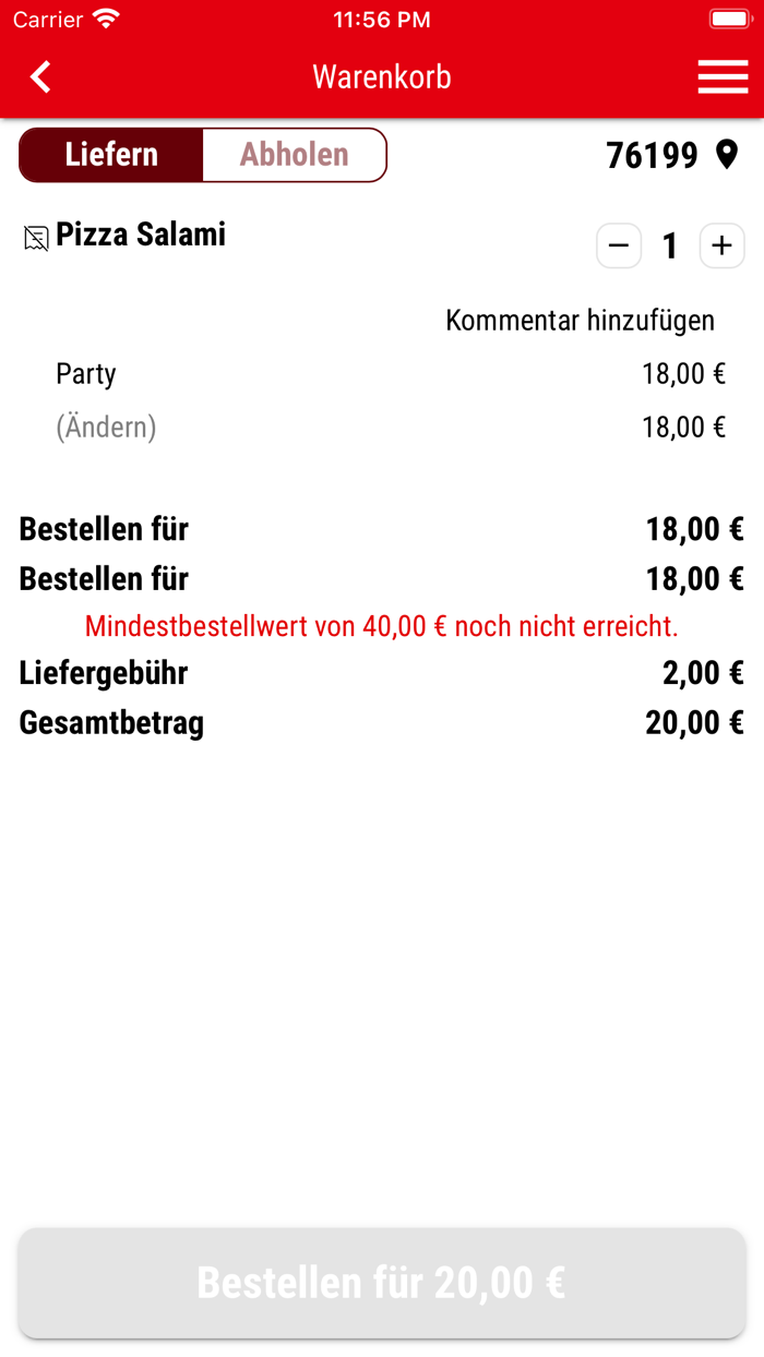 Rajus Pizza Heimservice