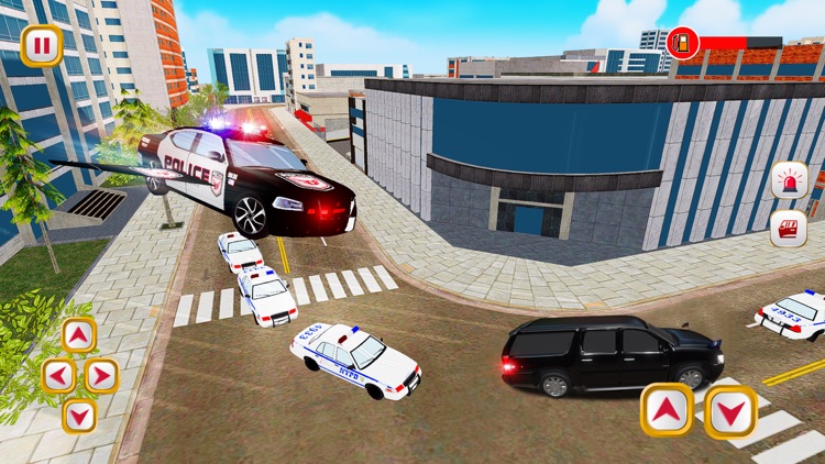 Flying Police Car Simulator-3D screenshot-3