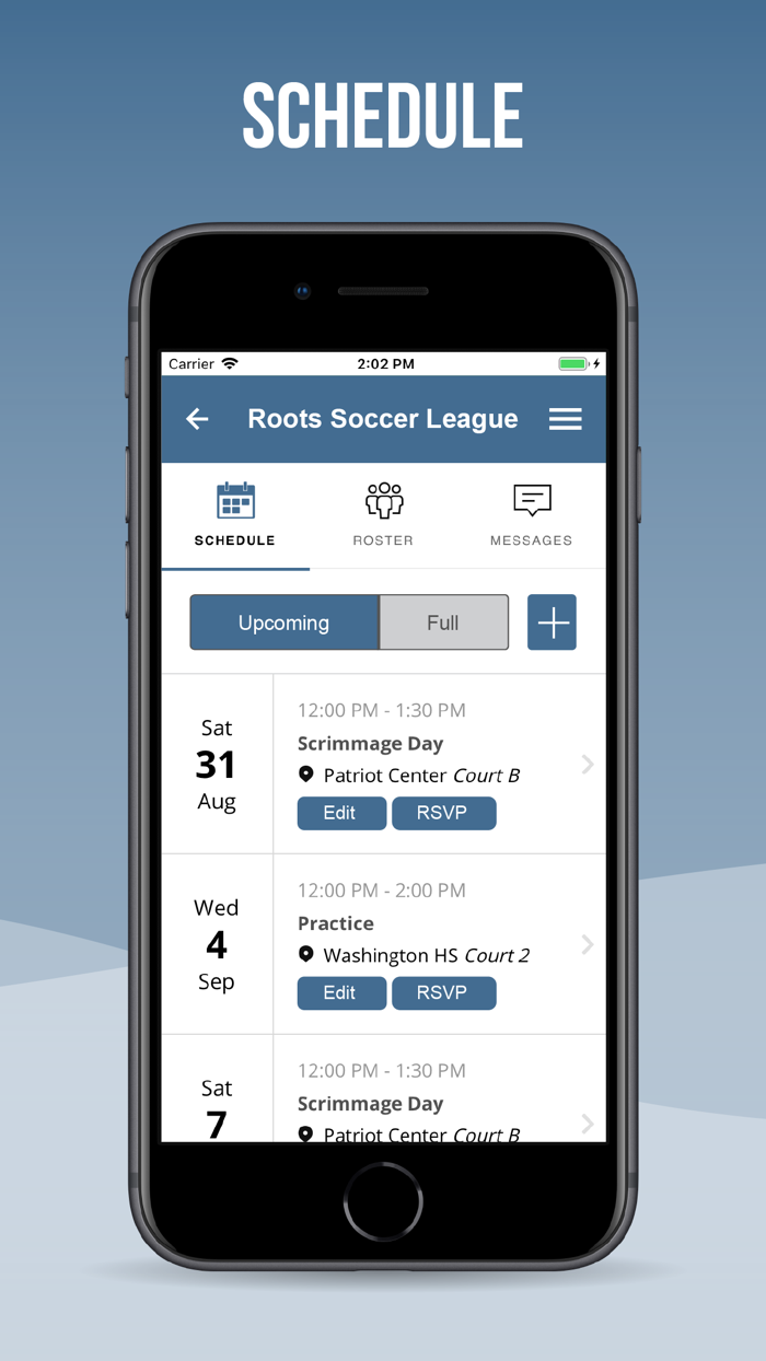 Roots Soccer League Mobile App