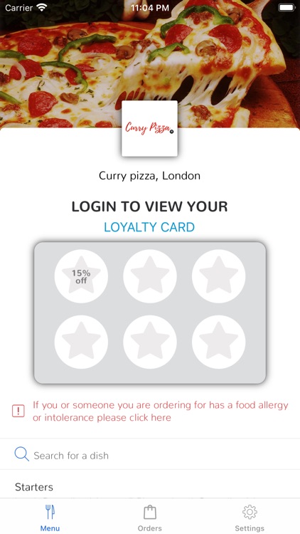 Curry pizza, London