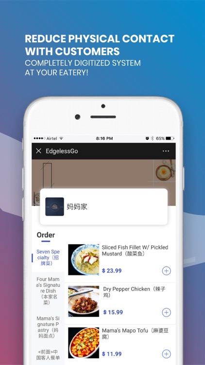 EdgelessGo: Food Order Manager