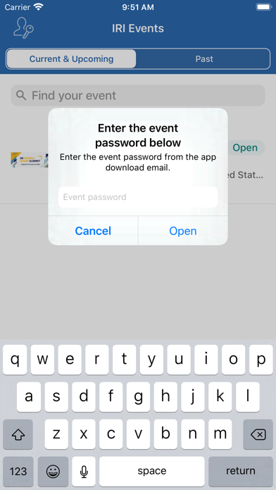 How to cancel & delete IRI Events from iphone & ipad 2