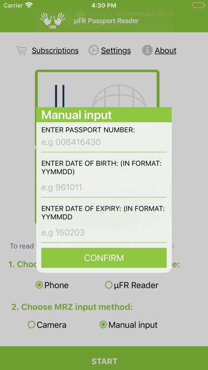 µFR NFC ePassport Reader screenshot-3