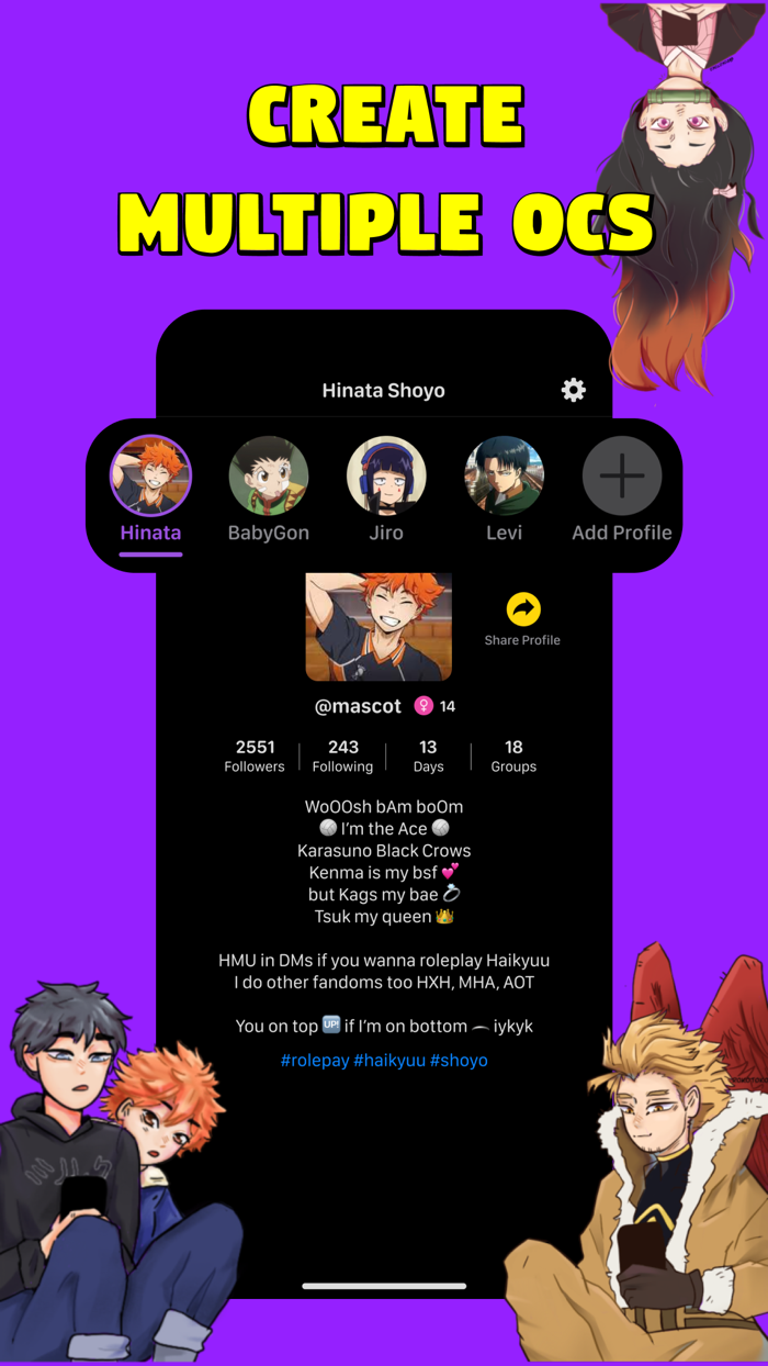 Mascot - Anime Roleplay Chats