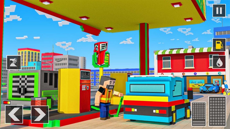 Blocky Car Wash Garage screenshot-3