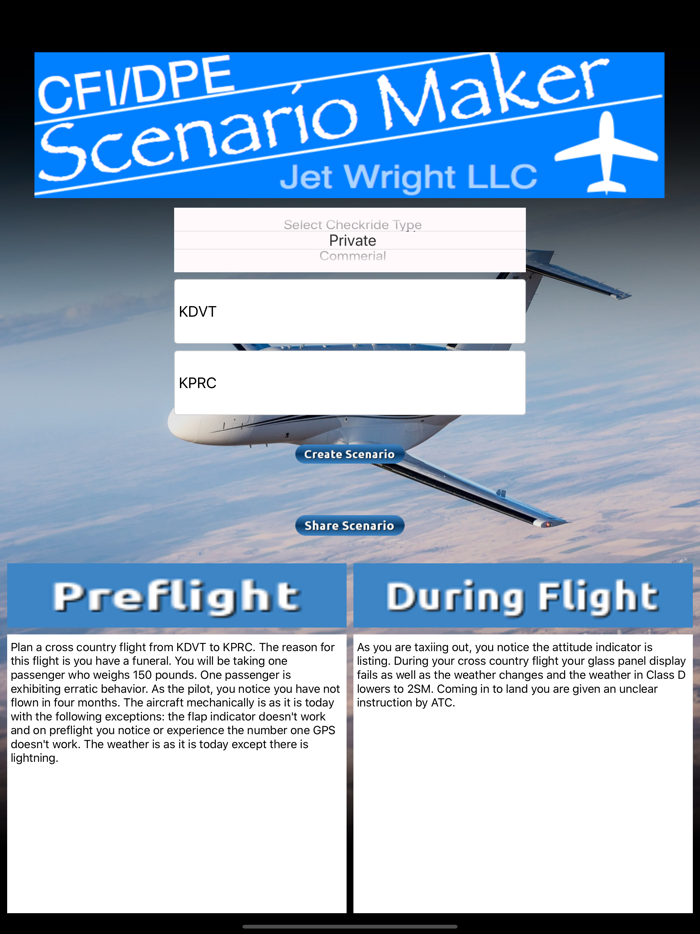 CFI DPE Scenario Maker