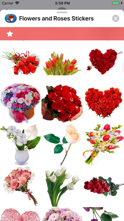 Flowers and Roses Stickers screenshot-6