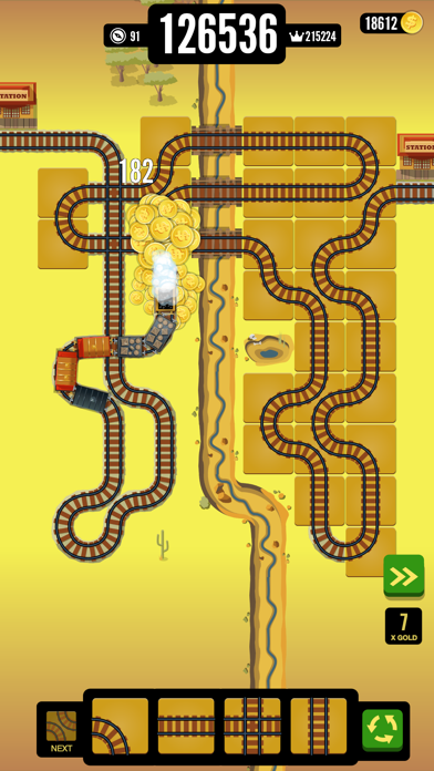 How to cancel & delete Gold Train FRVR - Railway Maze from iphone & ipad 3