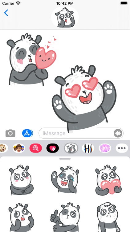 Panda Bear stickers! screenshot-3