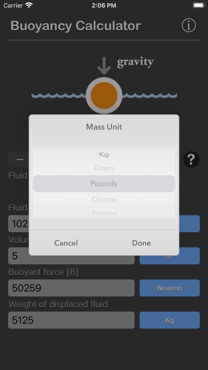 Buoyancy Calculator screenshot-3