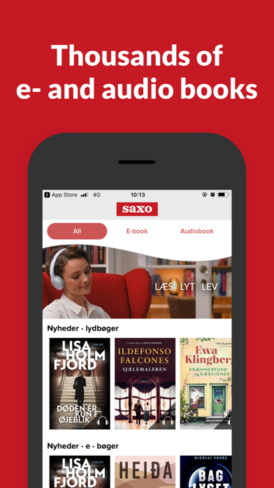 How to cancel & delete Saxo: Read ebooks & audiobooks from iphone & ipad 1