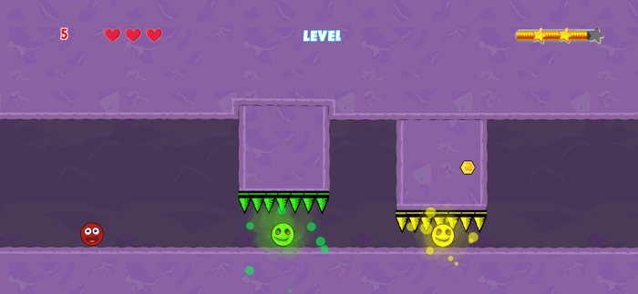 Red Hero 4 - Red Ball Game