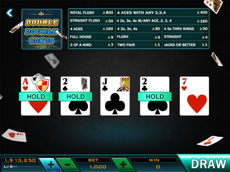 Cheats for Deuces Wild Bonus Video Poker