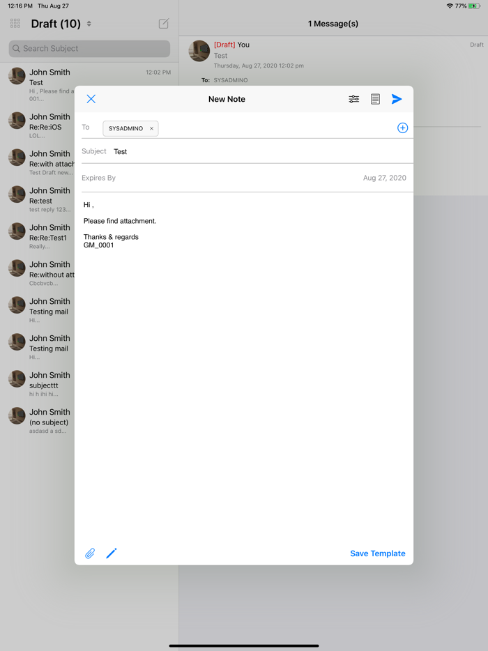 QNotes 1611 - Reflexis One