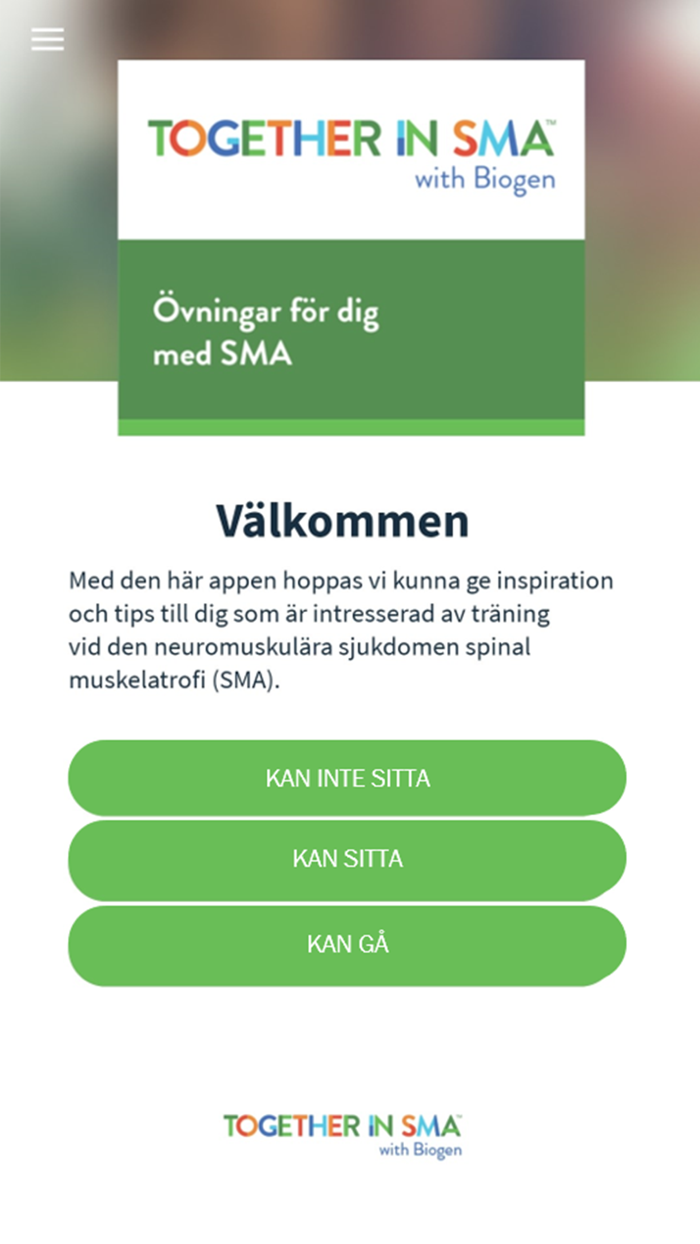 Biogen SMA Training app