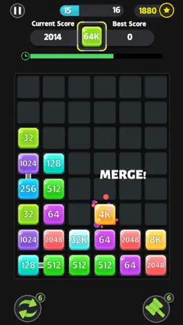 Game screenshot NumMerge - Drag Numbers Games hack