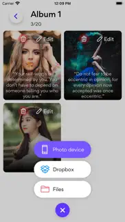 How to cancel & delete photo widgets motivation app 1