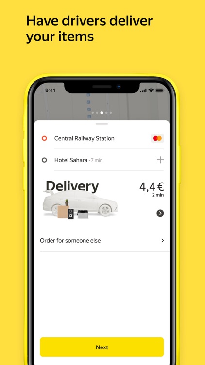 Yandex Go — taxi and delivery