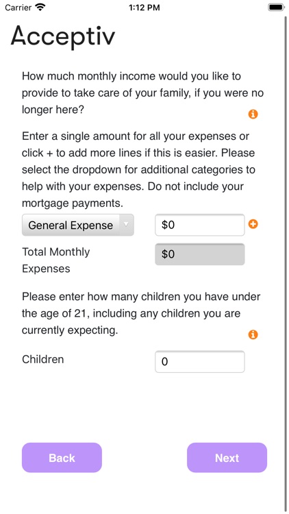 Insurance Needs Analysis screenshot-3