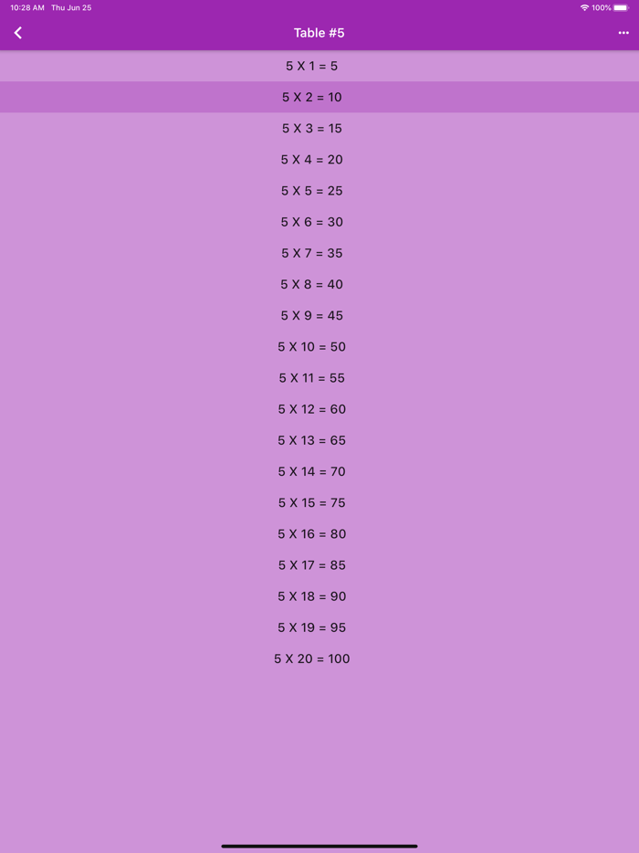 Audible Math Tables Pro