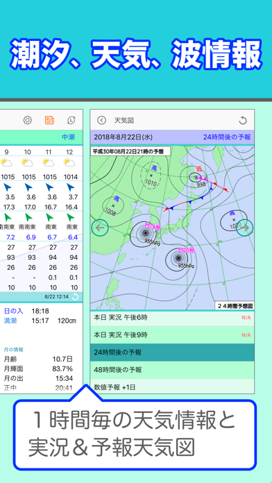 サーフィンや釣りにタイドと波情報 Surftided Iphoneアプリ Applion