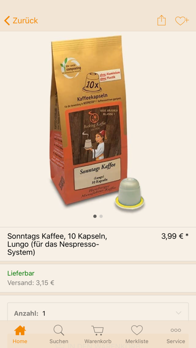 Becking-Kaffeeshop screenshot 3
