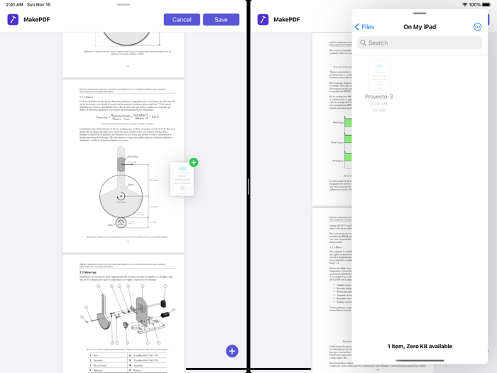 MakePDF Document Merger