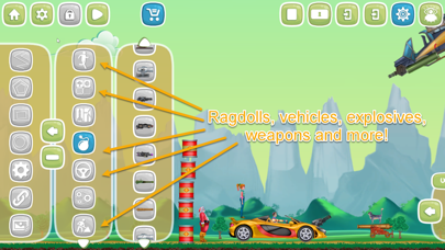Ragdoll Physics Playground Pro screenshot 1