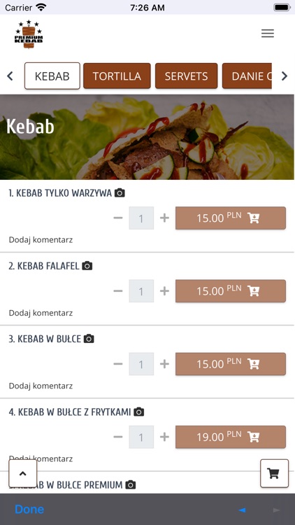 Premium Kebab