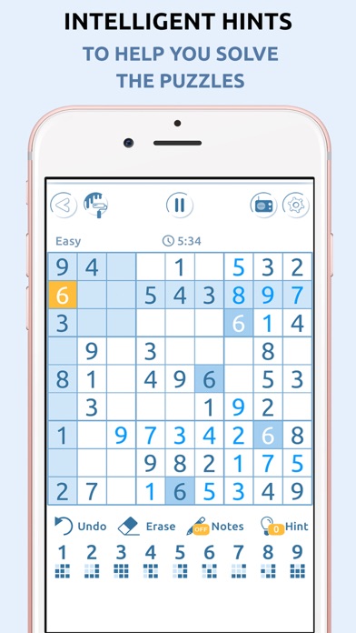 Sudoku Genius - Play the classic number puzzle / board game free Screenshot 2