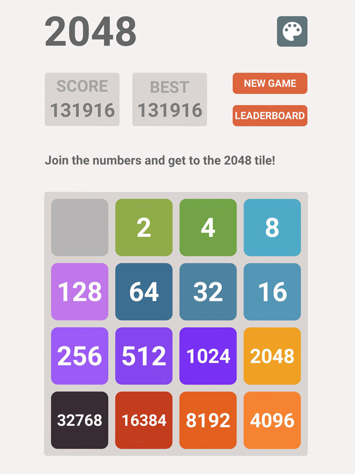 2048 Stunning Colors