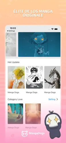 Screenshot 1 Manga Dogs - best manga reader iphone