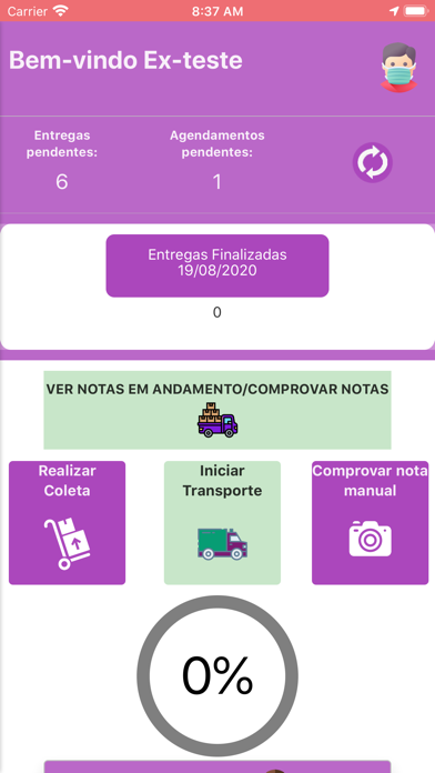 Portal do Transportador-Mobile screenshot 2