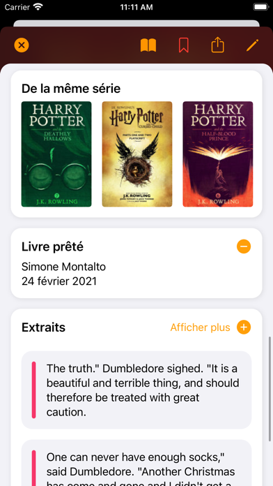 Book Track - Catalogue livres Book Track - Catalogue livres
