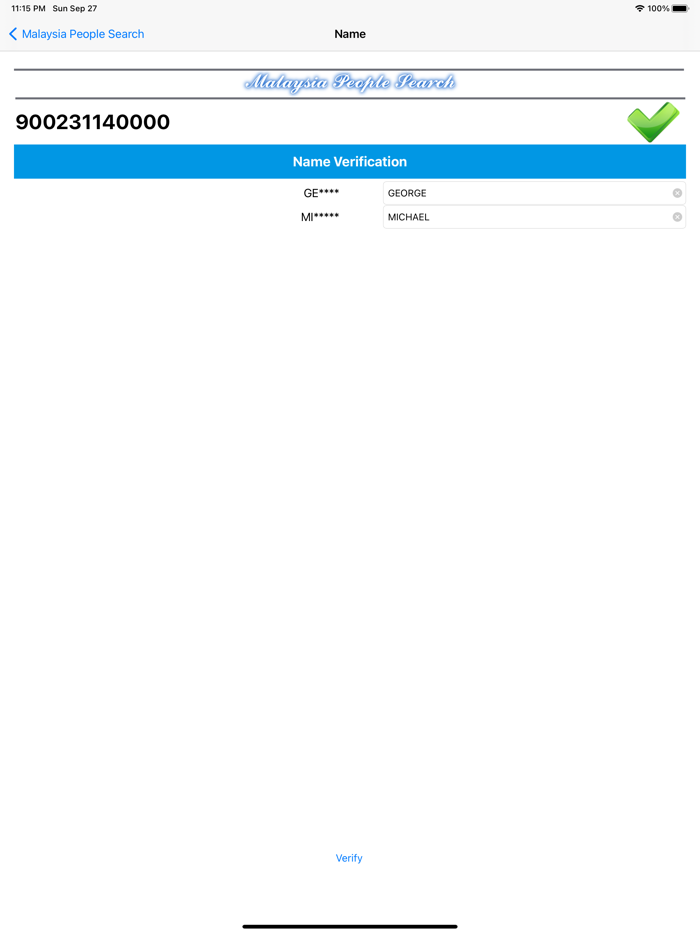 Malaysia People Search