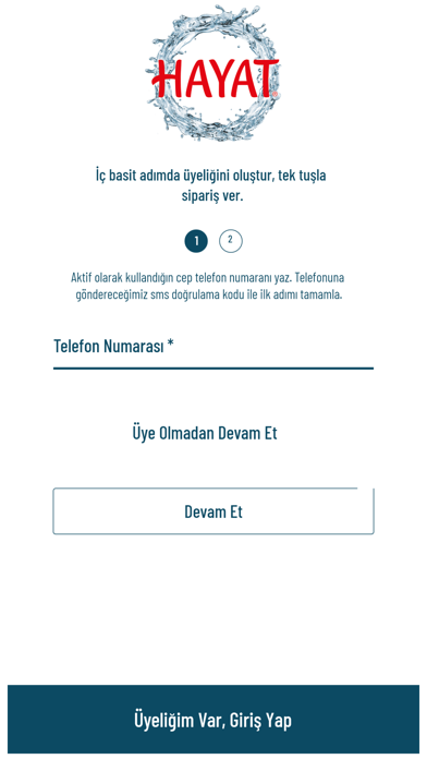 How to cancel & delete Hayat Su Sipariş from iphone & ipad 3