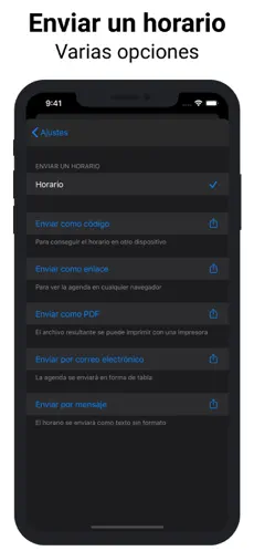 Screenshot 5 Horario - Smart Timetable iphone