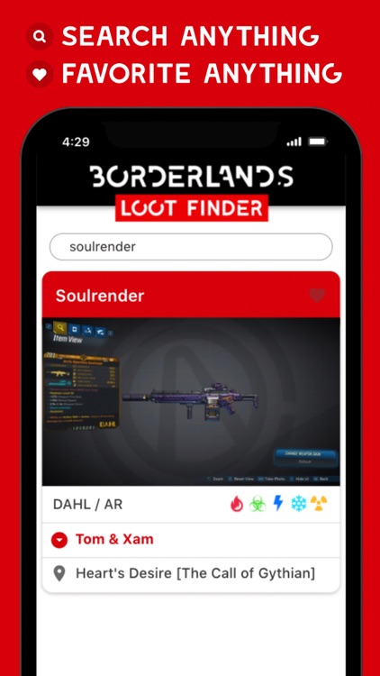 BL3 Loot Finder