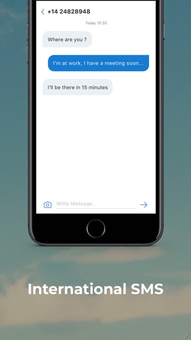 SMS & Flash Call - WWCall Screenshot on iOS