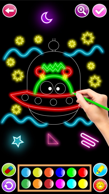 Learn to Draw Glow Cartoon screenshot-5