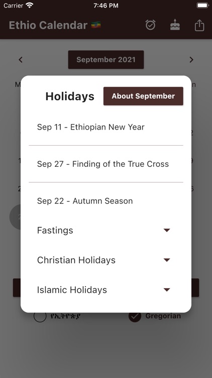 Ethiopian Calendar & Converter screenshot-8