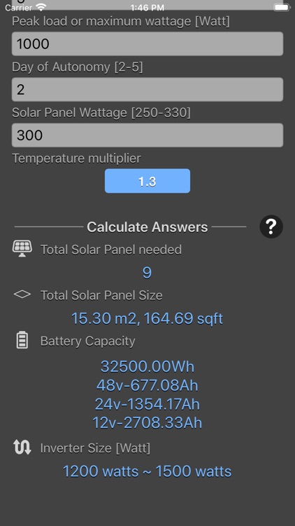 Solar Panel Calculator Plus