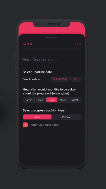 Deadliner: Task management