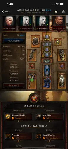 Screenshot 2 Nephalem - Diablo 3 Companion iphone