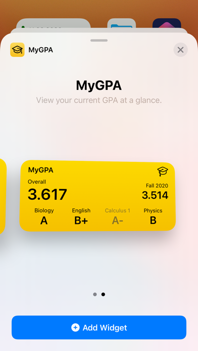 MyGPA - Tracker screenshot 2