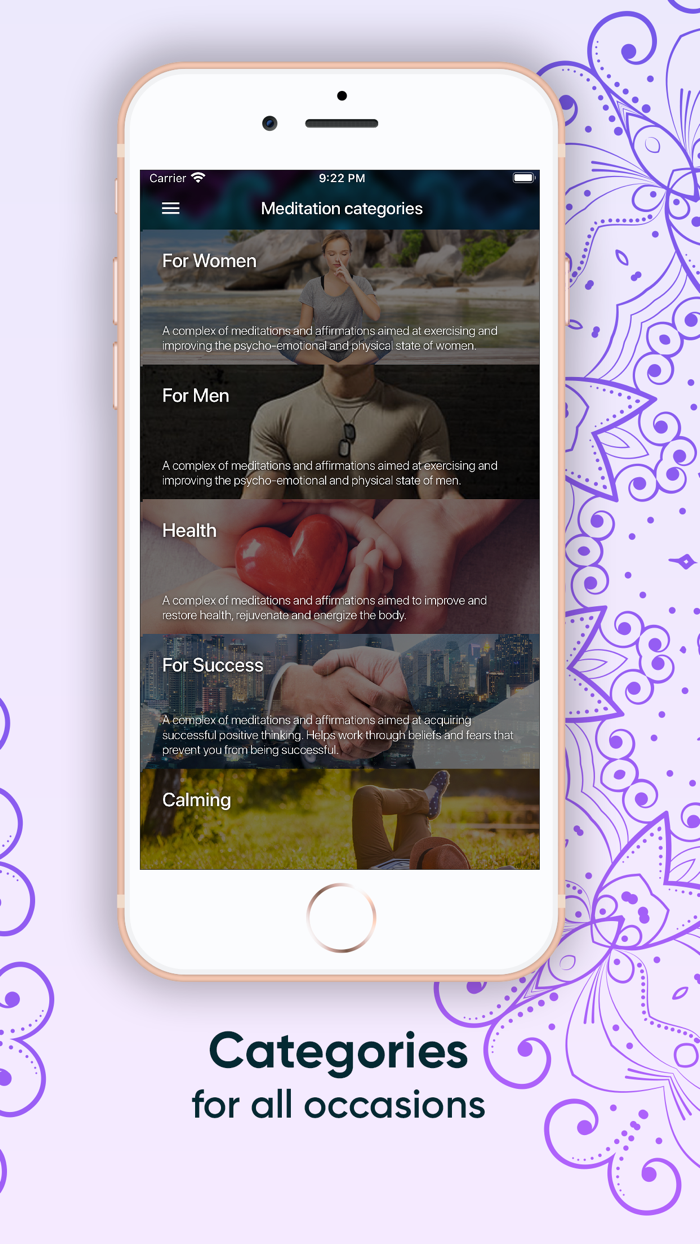 MA - Meditations Affirmations