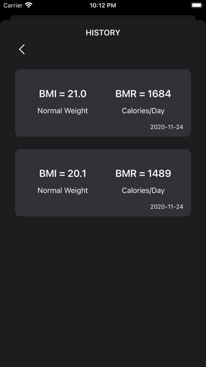 BMI Calculator + BMR