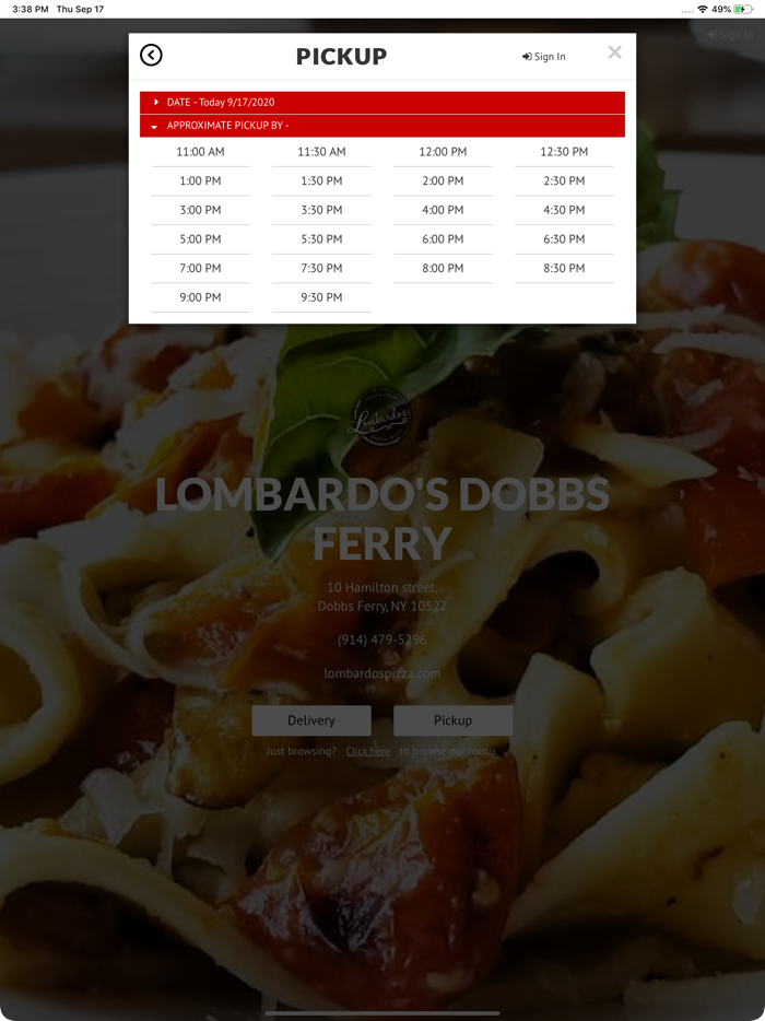 Lombardos PizzaBar-Restaurant